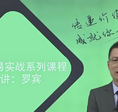 罗宾期货短线日内实战交易视频课程下载